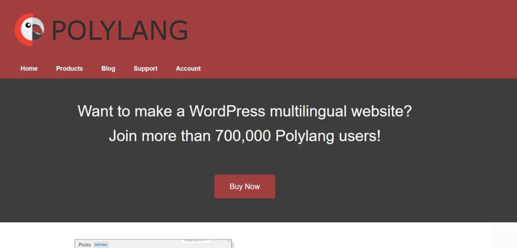 Polylang multi langue WordPrss